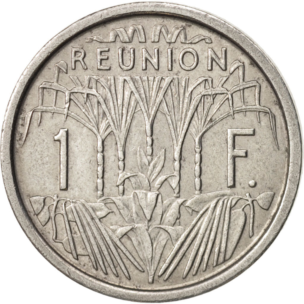 Réunion, Franc, 1973, SS, Aluminium, KM:6.1, Lecompte:59