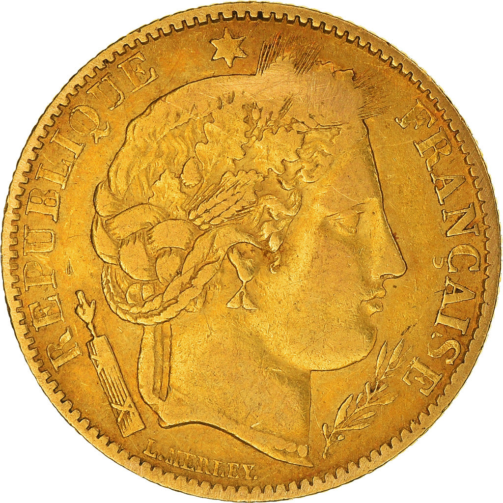 Münze, Frankreich, Cérès, 10 Francs, 1851, Paris, S, Gold, Gadoury:1012