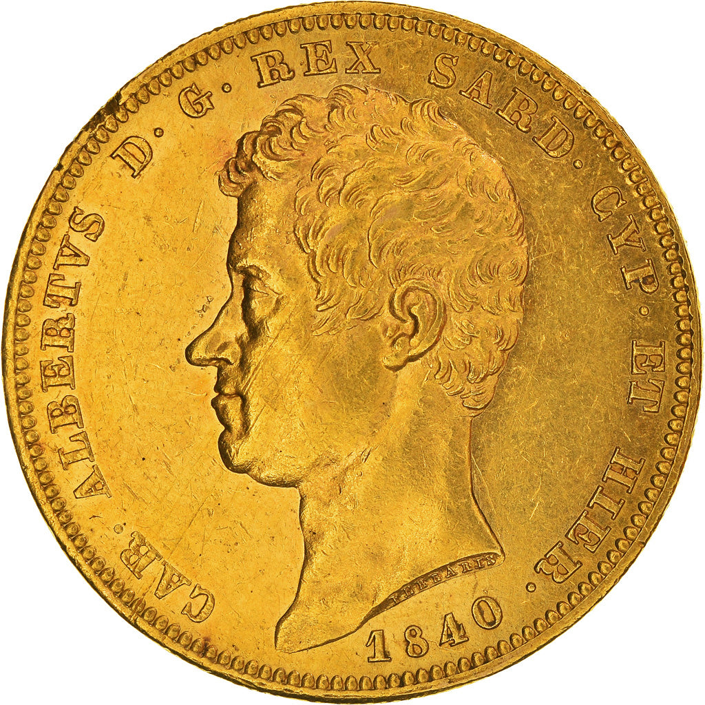 Münze, Italien Staaten, SARDINIA, Carlo Alberto, 100 Lire, 1840, Genoa, SS+