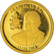 Watykan, Medal, Le Pape François, Religie i wierzenia, 2013, MS(64), Złoto