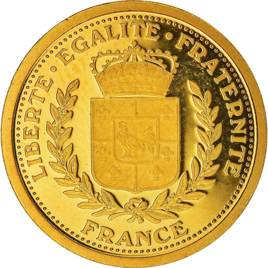 France, Médaille, Louis XIV Roi Soleil, History, FDC, Or