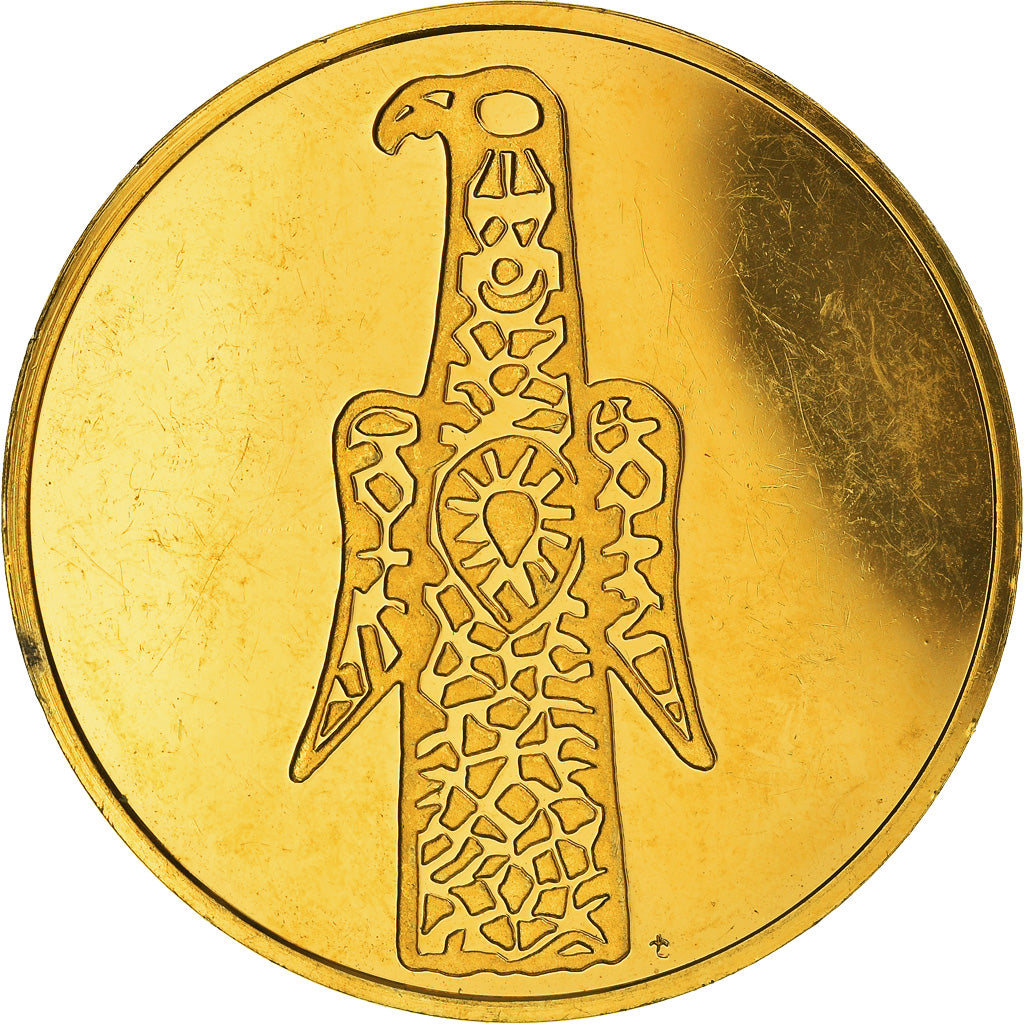 France, Medal, Les Rois de France, Clotaire Ier, History, AU(55-58), Vermeil