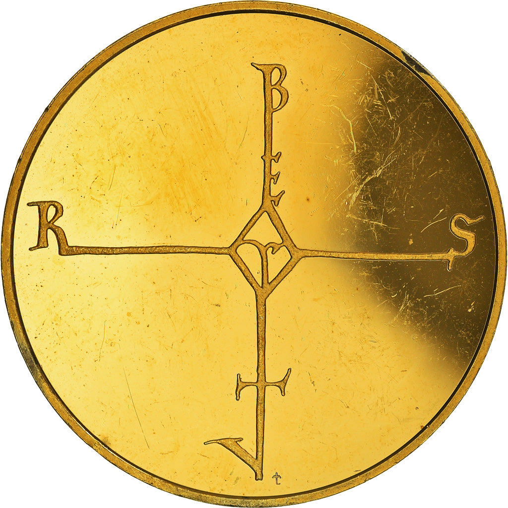 France, Medal, Les Rois de France, Robert II, History, AU(55-58), Vermeil