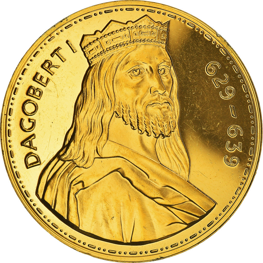 France, Médaille, Les Rois de France, Dagobert I, History, SUP, Vermeil