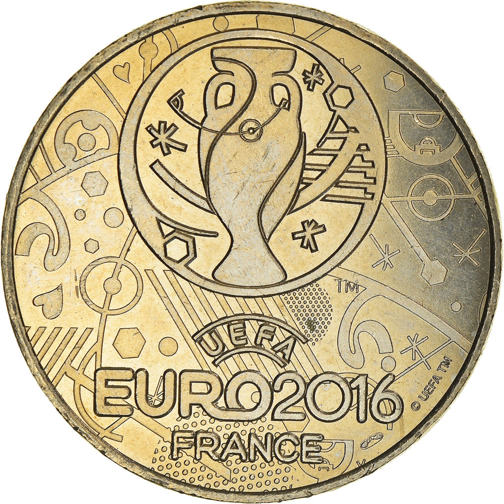 France, Token, UEFA Euro 2016, Sports & leisure, 2016, Islande, MS(63)