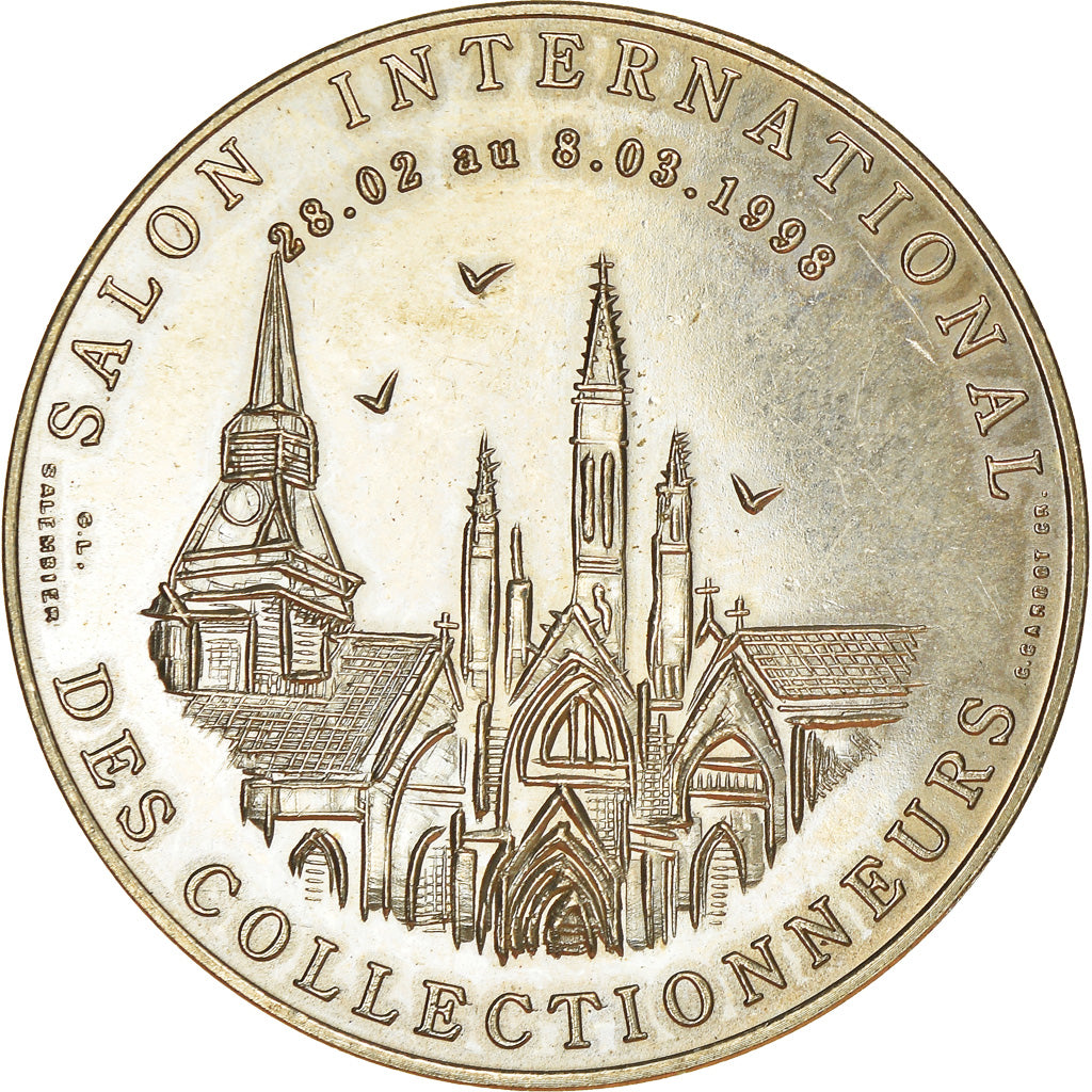 Francia, Token, 2 Euro de Roubaix, Paris-Roubaix, 1998, Morel, Euro des villes