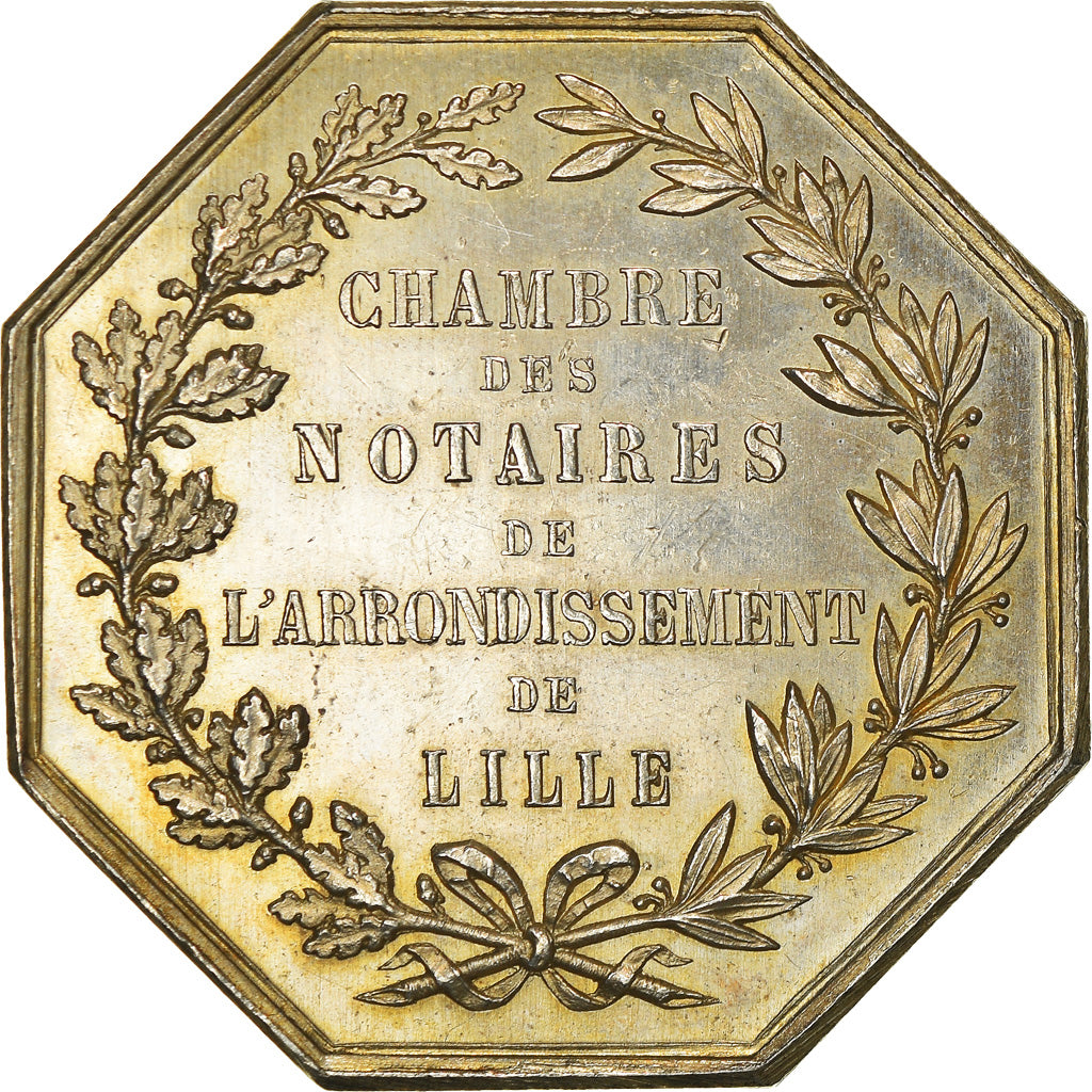 France, Token, Notary, Notaires de l'Arrondissement de Lille, Lecomte