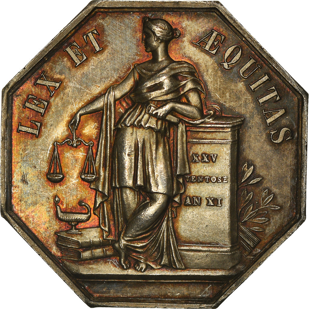 Frankreich, Token, Notary, Notaires de l'Arrondissement de Lille, Lecomte, VZ+