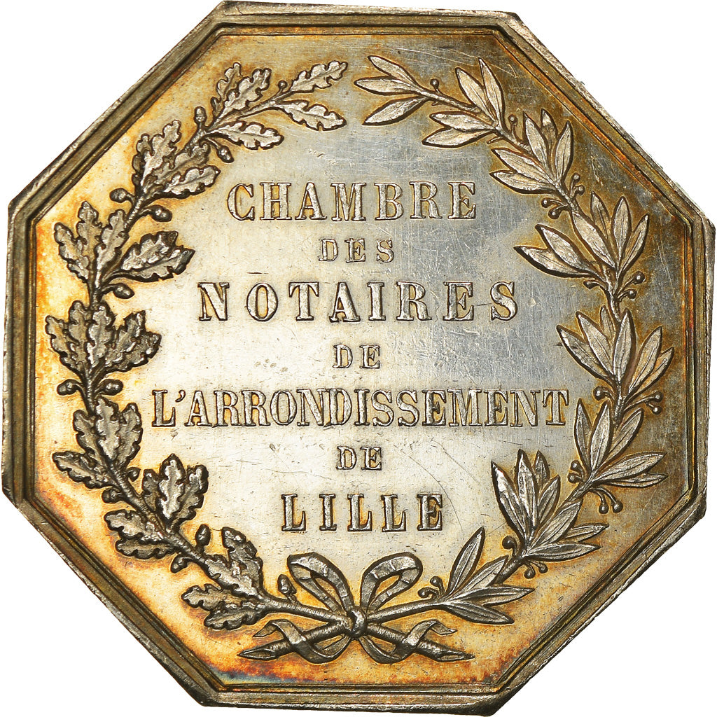 Frankreich, Token, Notary, Notaires de l'Arrondissement de Lille, Lecomte, VZ+