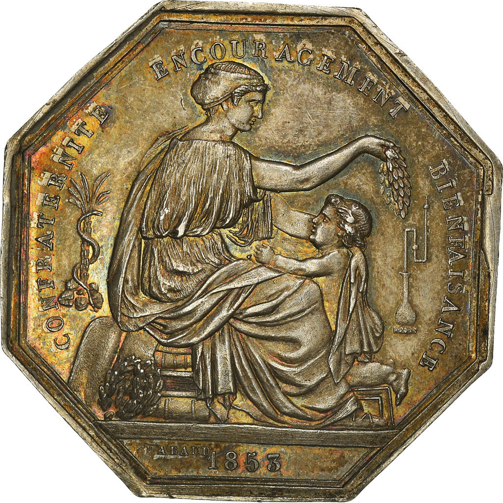 França, Token, Sociéte de Prévoyance des Pharmaciens de la Seine, 1853