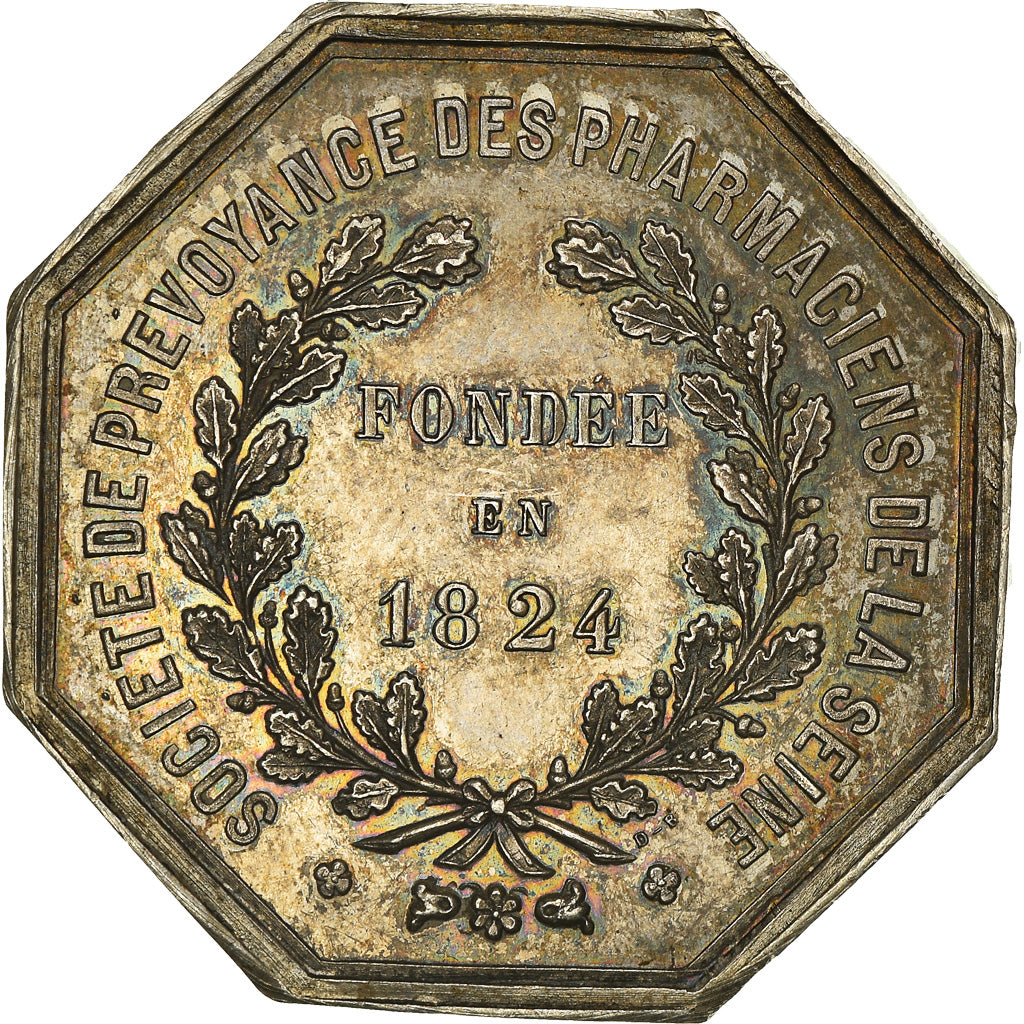França, Token, Sociéte de Prévoyance des Pharmaciens de la Seine, 1853