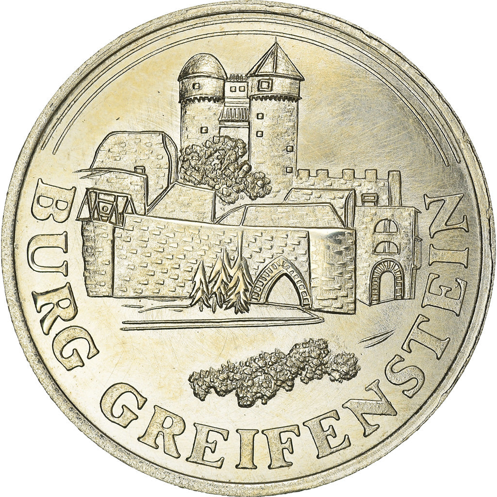 Germany, Token, Burg Greifenstein, Geography, MS(63), Copper-nickel