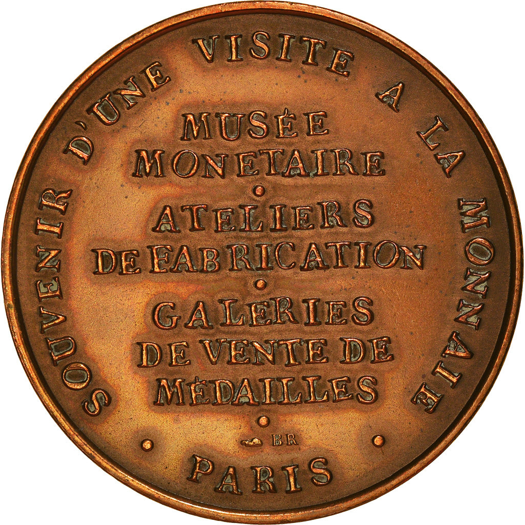 Francja, Medal, Souvenir d'une visite à la Monnaie, Paris, 1960, AU(55-58)
