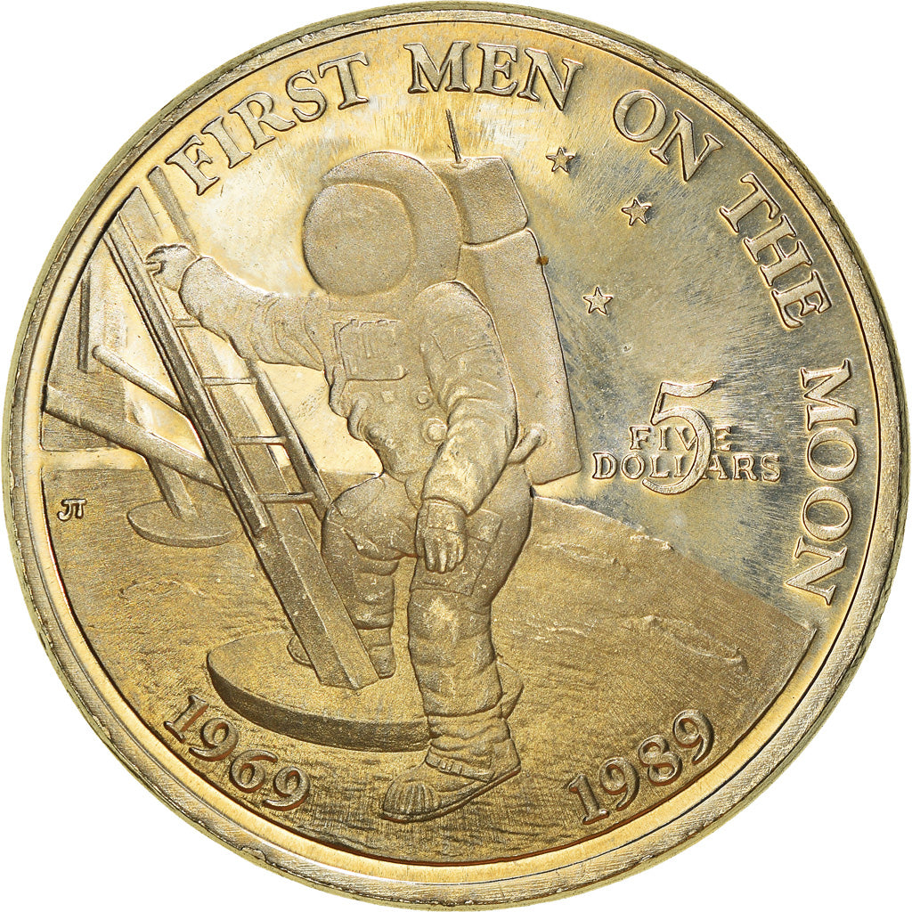 Coin, Marshall Islands, 5 Dollars, 1989, Roger Williams , MS(63), Copper-nickel