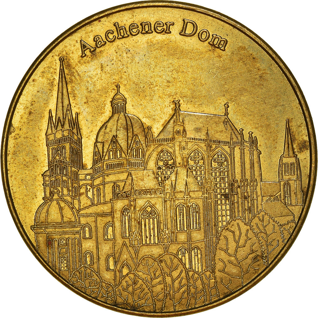 Germany, Token, Touristic token, AAchener Dom, AU(50-53), Cupro-nickel Aluminium