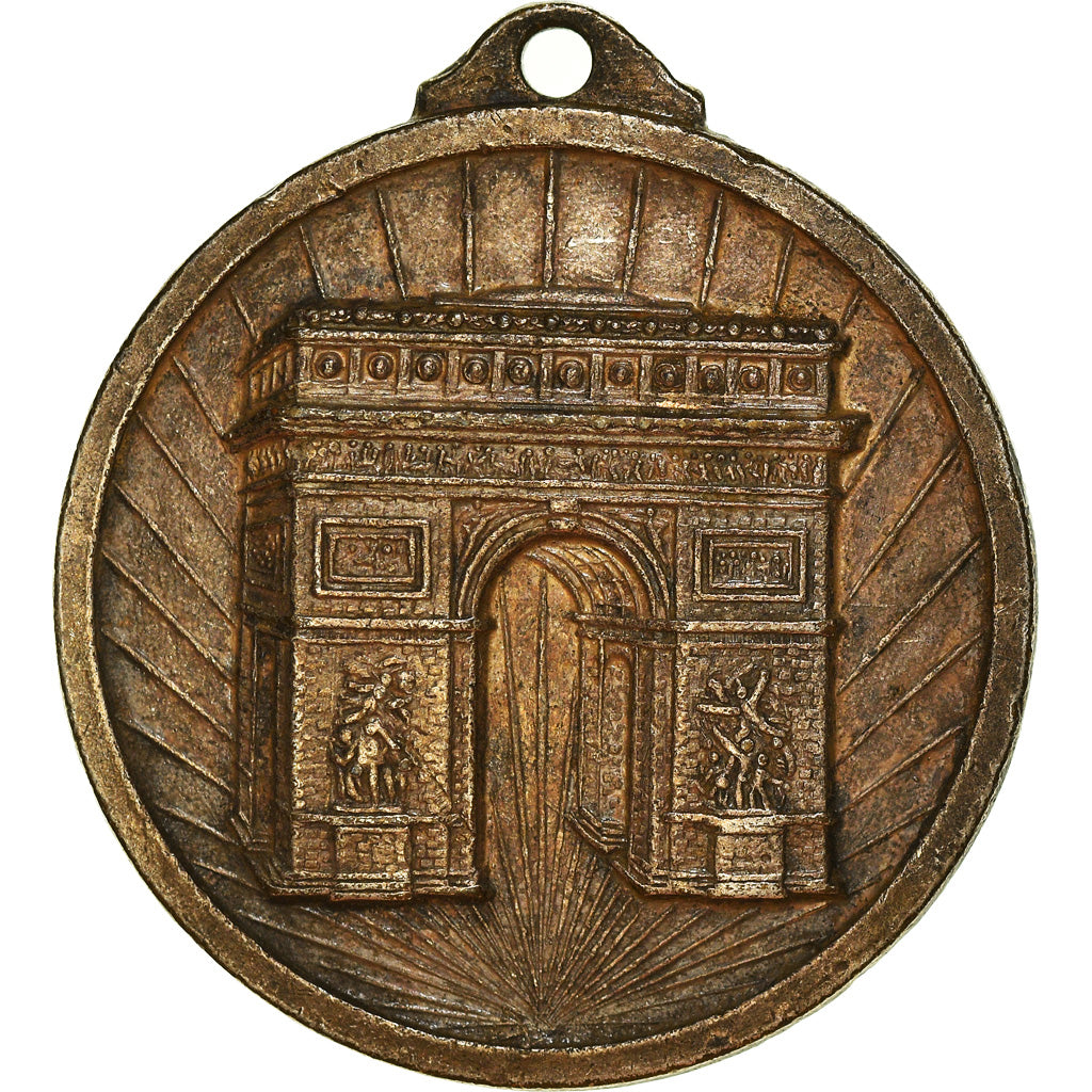 Frankreich, Medaille, Renault, Arc de Triomphe, Paris, Automobile, SS+, Silvered