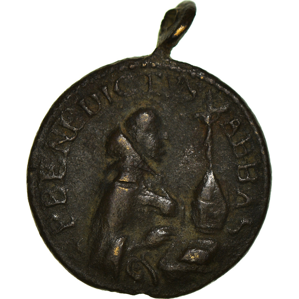 France, Medal, Saint Benoît, Religions & beliefs, VF(30-35), Copper