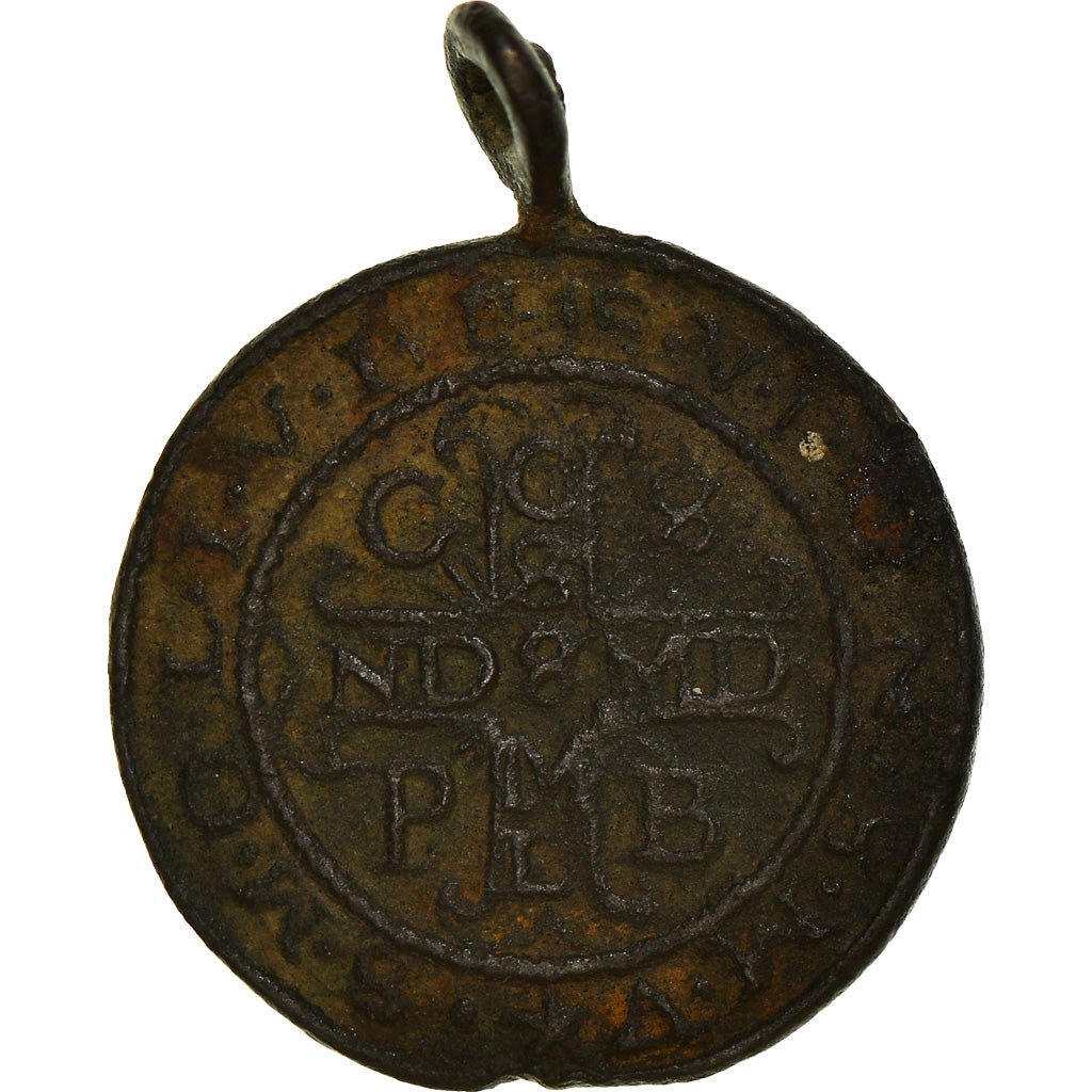 France, Medal, Saint Benoît, Religions & beliefs, VF(30-35), Copper