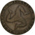 Moneda, Isla de Man, 1/2 Penny, 1831, MBC, Cobre, KM:Tn21.1