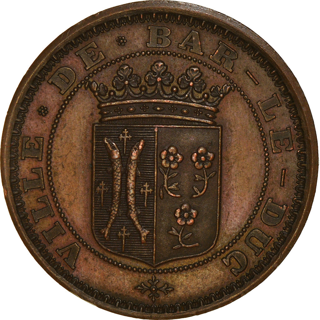 France, Token, Société des Lettres Sciences et Arts, Bar-le-Duc, 1870