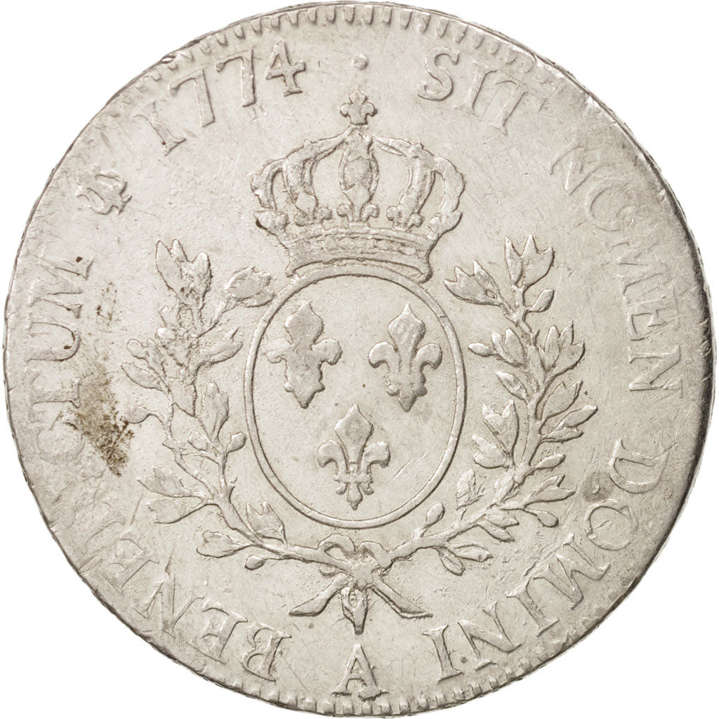 France, Louis XV, Écu à la vieille tête, Ecu, 1774, Paris, TTB, Argent, KM551.1