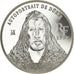 Munten, Frankrijk, Autoportrait de Dürer, 10 Francs-1.5 Euro, 1997, FDC, Zilver