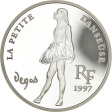 Coin, France, La petite Danseuse, 10 Francs-1.5 Euro, 1997, MS(65-70), Silver