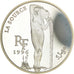 Coin, France, Ingres - La Source, 10 Francs-1.5 Euro, 1996, MS(65-70), Silver
