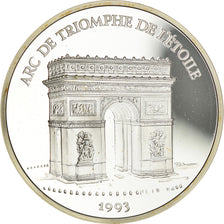 Coin, France, Arc de Triomphe, 100 Francs-15 Ecus, 1993, Proof, MS(65-70)