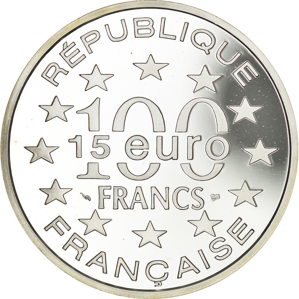 Monnaie, France, Cathédrale Saint-Nicolas d'Helsinki, 100 Francs-15 Euro, 1997