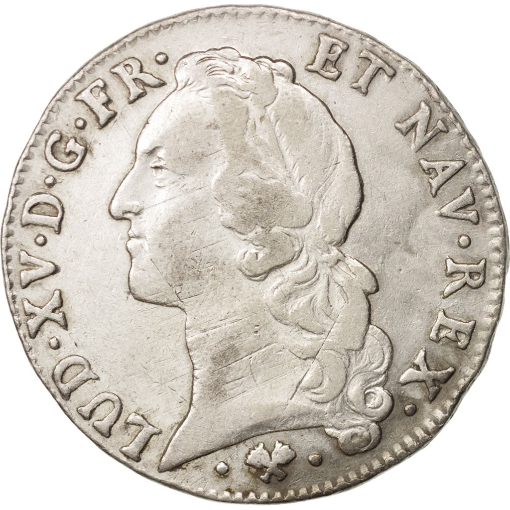 Frankreich, Louis XV, Écu au bandeau, Ecu, 1764, Bayonne, S+, Silber, KM:512.12
