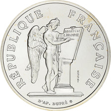 Moeda, França, Droits de l'Homme, 100 Francs, 1989, ENSAIO, MS(65-70), Prata