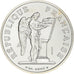 Moeda, França, Droits de l'Homme, 100 Francs, 1989, ENSAIO, MS(65-70), Prata