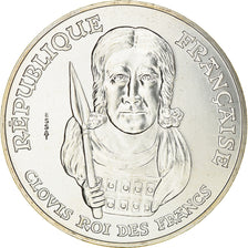 Coin, France, Clovis, 100 Francs, 1996, ESSAI, MS(65-70), Silver