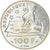 Moeda, França, Descartes, 100 Francs, 1991, ENSAIO, MS(65-70), Prata