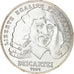 Moneta, Francja, Descartes, 100 Francs, 1991, PRÓBA, MS(65-70), Srebro