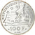 Münze, Frankreich, Descartes, 100 Francs, 1991, ESSAI, STGL, Silber