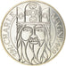 Coin, France, Charlemagne, 100 Francs, 1990, ESSAI, MS(65-70), Silver