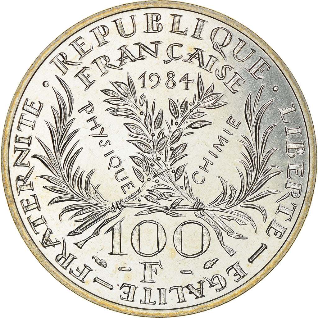 Münze, Frankreich, Marie Curie, 100 Francs, 1984, ESSAI, STGL, Silber
