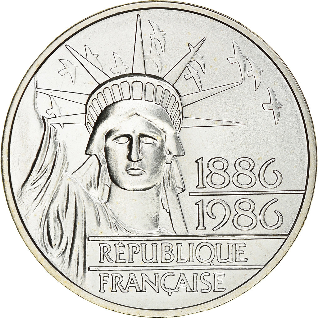 Moneta, Francia, 100 Francs, 1986, Piéfort, FDC, Argento, KM:P972