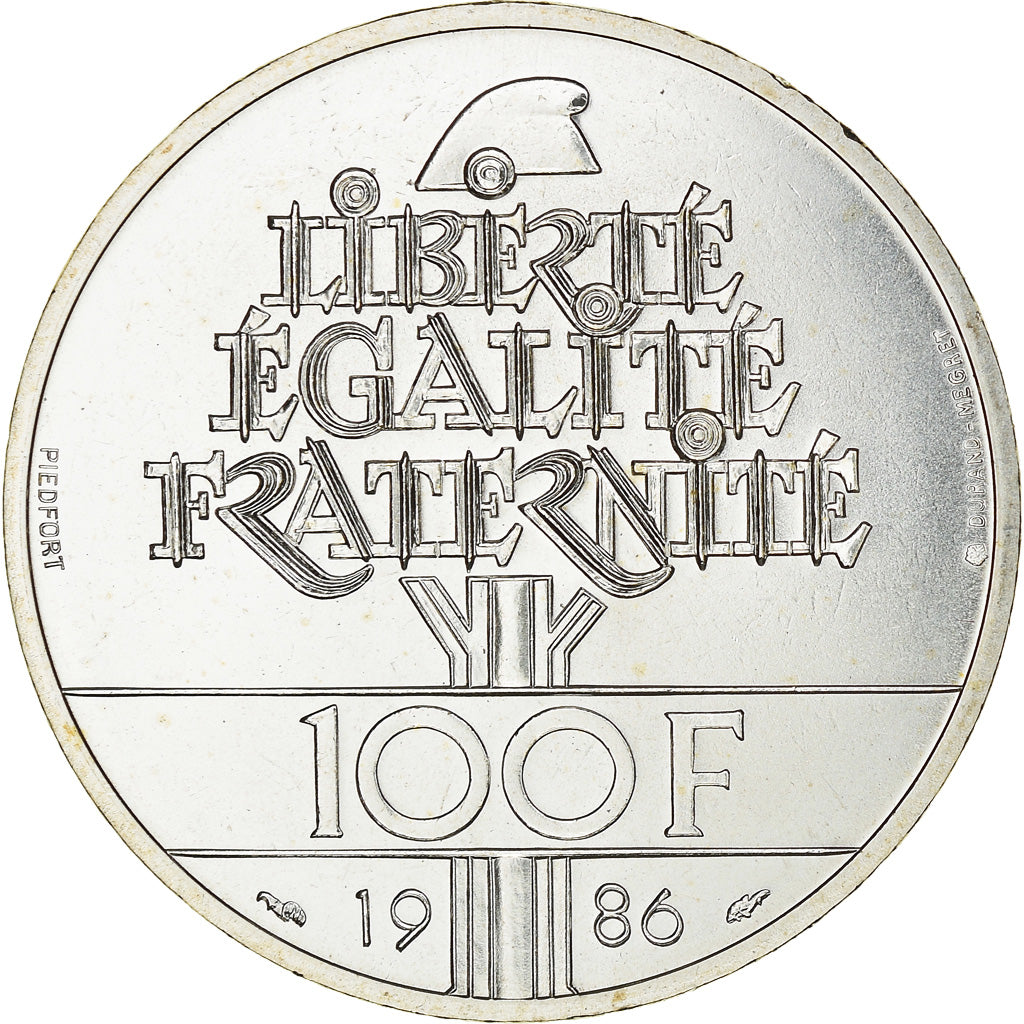 Moneta, Francia, 100 Francs, 1986, Piéfort, FDC, Argento, KM:P972