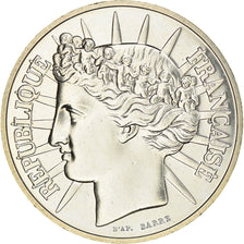 Coin, France, Fraternité, 100 Francs, 1988, Piéfort, MS(65-70), Silver