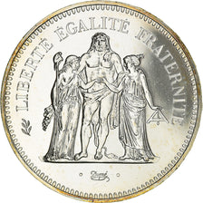 Münze, Frankreich, Hercule, 50 Francs, 1980, Paris, UNZ, Silber, KM:941.1