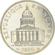 Coin, France, Panthéon, 100 Francs, 1990, Paris, MS(63), Silver, KM:951.1