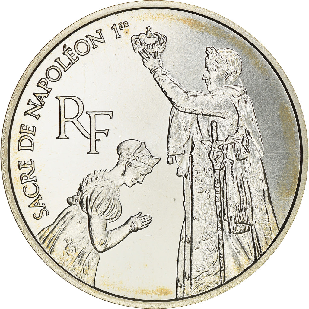 Monnaie, France, Sacre de Napoléon Ier, 100 Francs, 1993, ESSAI, FDC, Argent