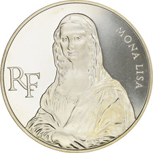 Coin, France, Mona Lisa, 100 Francs, 1993, ESSAI, MS(65-70), Silver, KM:1017