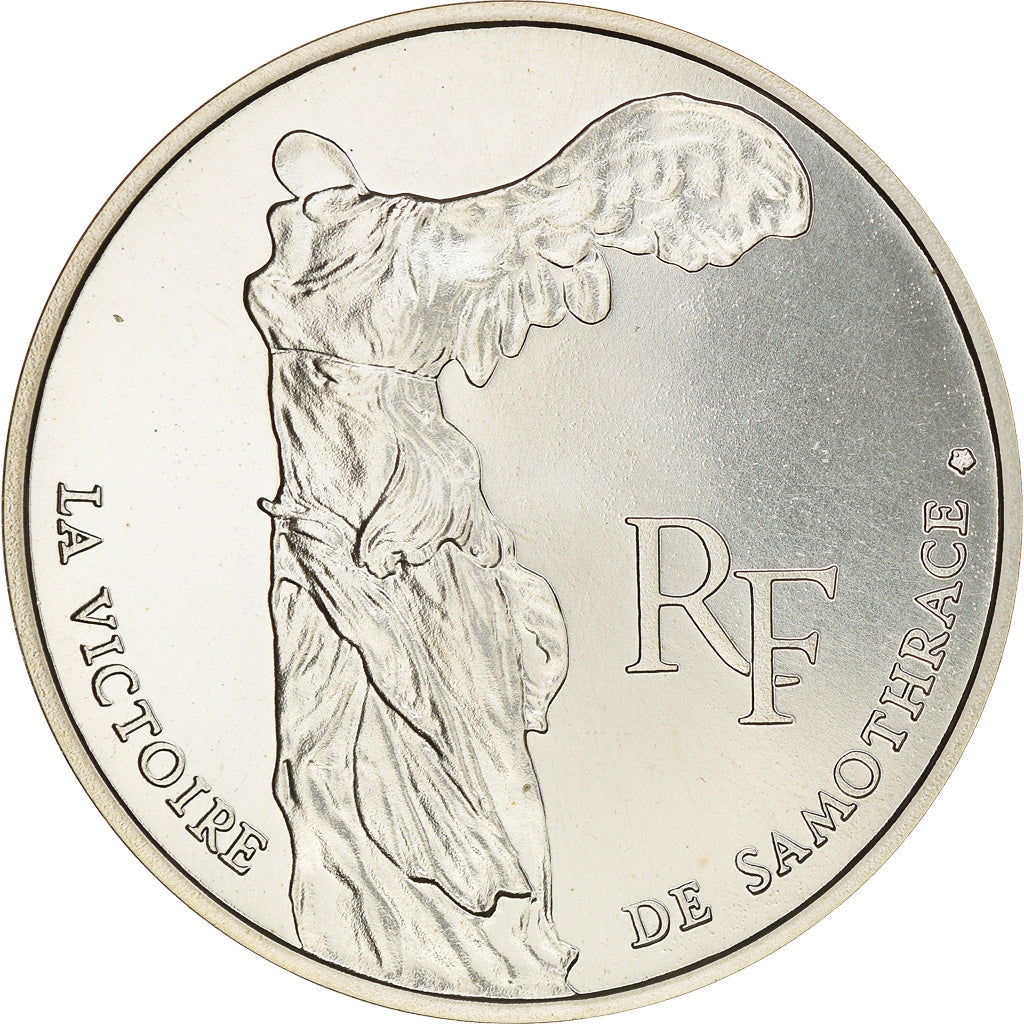 Coin, France, Victoire Samothrace, 100 Francs, 1993, ESSAI, MS(65-70), Silver