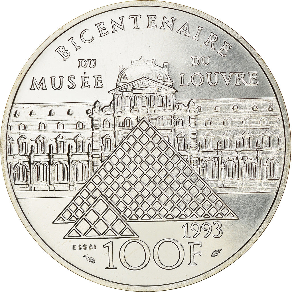 Monnaie, France, L'Infante, 100 Francs, 1993, ESSAI, FDC, Argent, Gadoury:C55