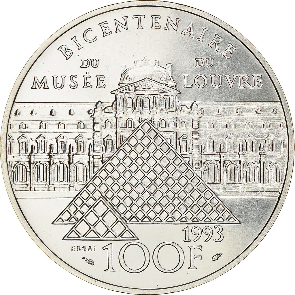 Monnaie, France, Liberté guidant le peuple, 100 Francs, 1993, ESSAI, FDC