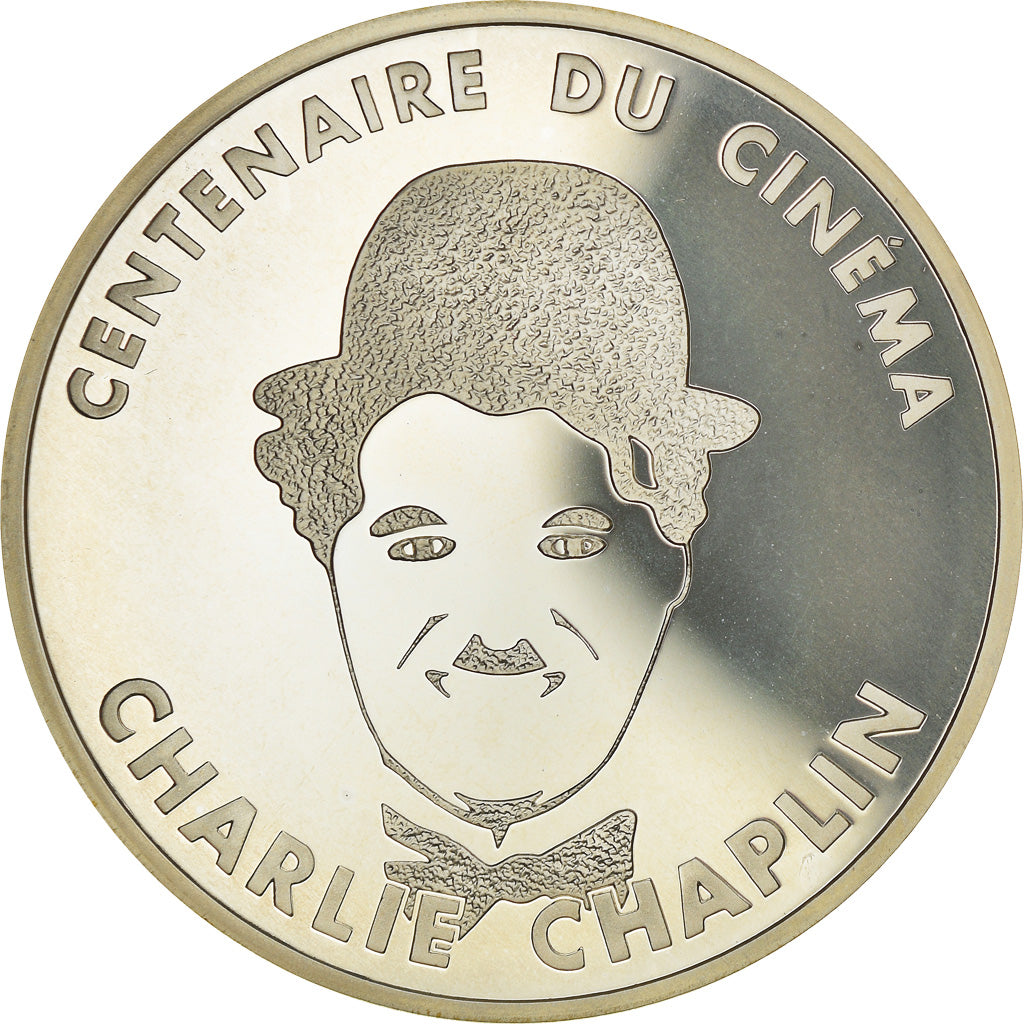 Monnaie, France, Charlie Chaplin, 100 Francs, 1995, ESSAI, FDC, Argent, KM:1076